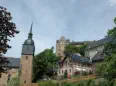 Blick zum Könitzer Schloss im Oberdorf
