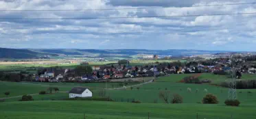 Ortsansicht vom Roten Berg