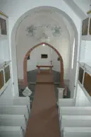 Innenraum der Reichenbacher Kirche in Langenschade